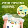 KiwiCo Water & Sand Activity Table for Kids Premium Wooden Sensory Play Table with Art Panel and 26 Accessories, STEM Learning Toy Ages 3+ view 4