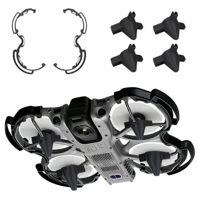 2 in 1 Anti-Collision Protection Set for DJI AVATA 360, Propeller Guard Protector & Landing Gear, Drone Accessories for DJI Avata 360, Black