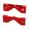 LEWAGH 1PC Aluminum Alloy Front/Rear Frame Mount for LOSI 1/8 LMT Solid Axle Monster Truck Replacement Metal Upgraded Parts(Silver) view 4