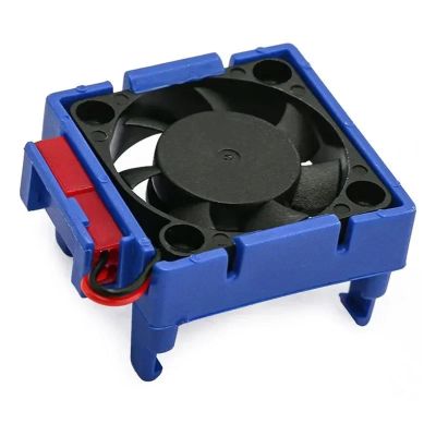 Rc Upgrade Components For Traxxas For Bandit For Rustler For Stampede For Slash 2WD / 4X4 For VXL For VXL-3S Velineon ESC Heat Sink Cooling Fan Parts(Blue)