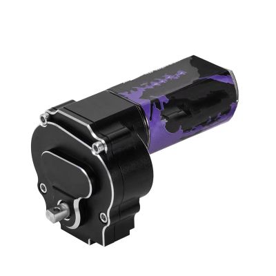 Rc Car Gearbox For Redcat For Ascent 1/18 CNC Aluminum Complete Transmission With 180 Brushed Motor 48T RC Crawler 18 Upgrade(Motor Transmission2)