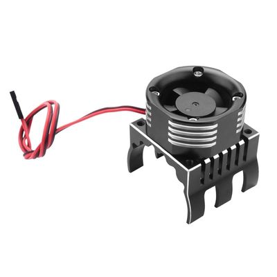 42Mm Motor Cooling Fan Heat Sink with LED Light for Traxxas 1/10 E-Maxx E-Revo Summit for Arrma 1/8 Kraton Talion Typhon