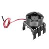 42Mm Motor Cooling Fan Heat Sink with LED Light for Traxxas 1/10 E-Maxx E-Revo Summit for Arrma 1/8 Kraton Talion Typhon view 1