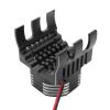 42Mm Motor Cooling Fan Heat Sink with LED Light for Traxxas 1/10 E-Maxx E-Revo Summit for Arrma 1/8 Kraton Talion Typhon view 3