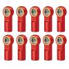 Rc Toys Repair Parts For TRX-4 For Axial For SCX10 II 90046 1/10 5Pcs Aluminum Alloy M4 Link Rod Ball Ends Head CCW RC Crawler Car Part Accessory(Red) view 1