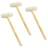 ISDVBUY 24 Pack Natural Hardwood Mini Wooden Mallets view 2