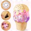 Atiloy Ice Cream Pinata Pink Cupcake Pinata with Stick & Blindfold Cute Candy Pinata for Girls Birthday Ice Cream Themed Party Decorations Summer Baby Shower Wedding Princess Party Supplies view 4