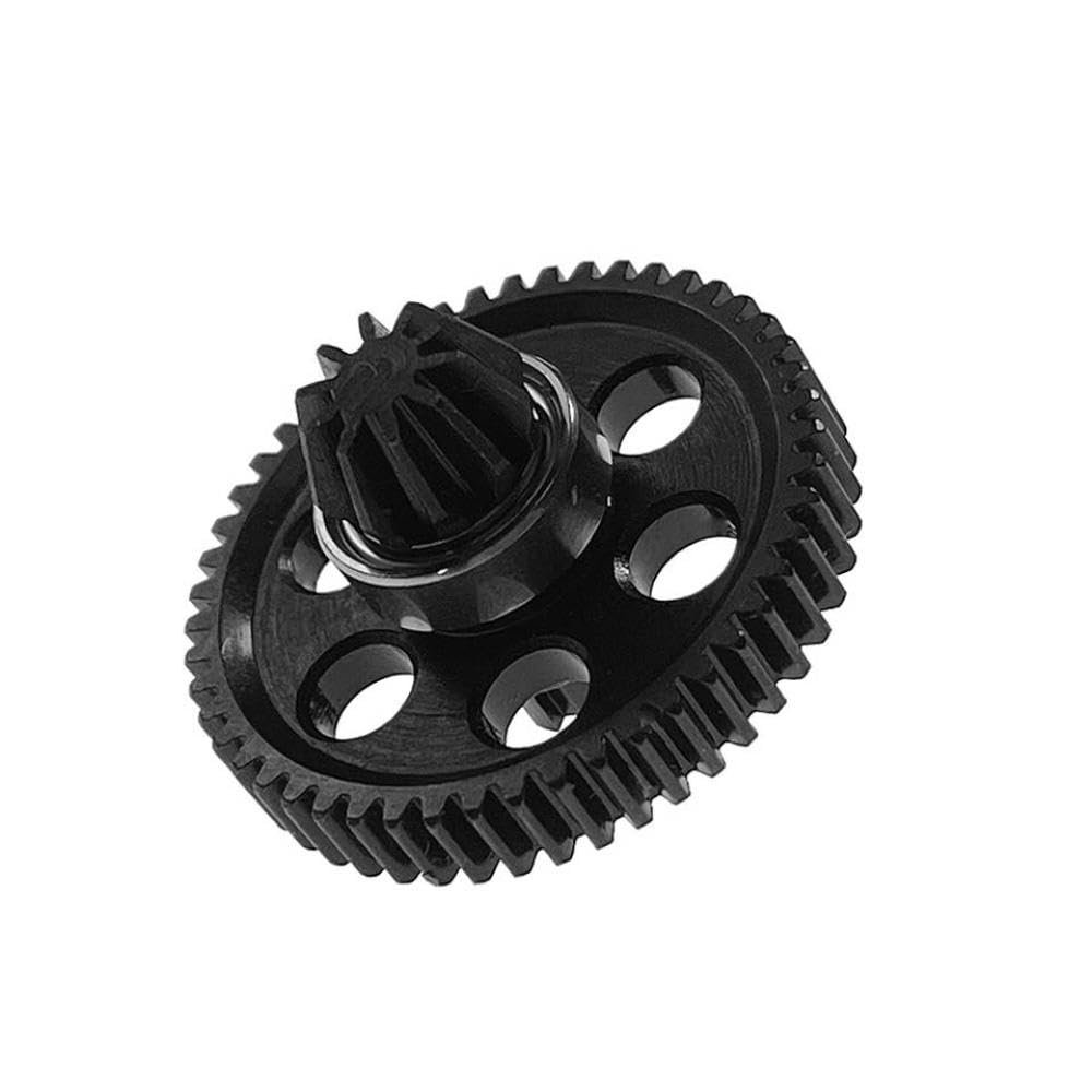 50T Steel Differential Gear Assembly for 1/14 1/16 Scale RC Cars Compatible with 14210 14301 16207 16208 H16 H16PL H16DR Replacement Drivetrain Part