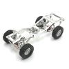 EONSMN Upgrade Frame Chassis for MN 1/12 MN82 LC79 RC Car 6061 Aluminum Frame with 1144 Cast Iron Drive Shaft Gears for MN82 Upgrades (Silver) view 1