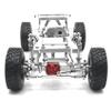 EONSMN Upgrade Frame Chassis for MN 1/12 MN82 LC79 RC Car 6061 Aluminum Frame with 1144 Cast Iron Drive Shaft Gears for MN82 Upgrades (Silver) view 2