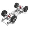 EONSMN Upgrade Frame Chassis for MN 1/12 MN82 LC79 RC Car 6061 Aluminum Frame with 1144 Cast Iron Drive Shaft Gears for MN82 Upgrades (Silver) view 3