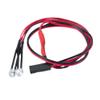 4.5mm Red White Yellow Green LED Light Spotlight Headlights Compatible with RC Car Models 1 10 Scale for Part Number 90046(Red 1Pcs) view 1