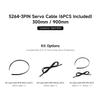 5264-3PIN Servo Cable (6PCS), Compatible with ST/SC/CF Series servos @XYGStudy (SR-Cable-5264-3PIN-900mm-6PCS) view 3
