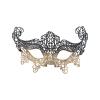 6Pack Lace Masquerade Venetian Mask,Women Half Face Fox Venetian Lace Mardi Gras Mask for Halloween Carnival Prom Ball Party view 3