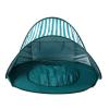Baby Beach Tent, UPF 50+ Sun Protection Pop Up Shelter with Built in Pool for Toddlers Green Stripe 47x31x27 Inch view 2