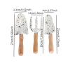 Jinhxofs Set of 3 Mini Tools for Gardening with Rake And Spade for view 2