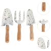 Jinhxofs Set of 3 Mini Tools for Gardening with Rake And Spade for view 3