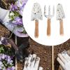 Jinhxofs Set of 3 Mini Tools for Gardening with Rake And Spade for view 4