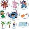 10 Pcs Happy Birthday Cake Toppers, Blue Cupcake Topper, Cute Cake Decorations Photo Booth Props, Cartoon Themed Party Supplies for Celebrating view 2