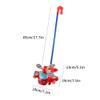 Push Along Toys Baby Pushing Airplane Toy with Long Handle Walking Toy for Toddlers Push Along Airplane, Baby Walking, Pull, Flying Toys view 3