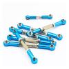 Adjustable Pull Rod For Traxxas For Slash 2WD 1/10 7PCS Adjustable Aluminum Turnbuckles Camber Link Linkage Sets Rc Car Parts Parts And Accessories Upgrade Replace(Sky Blue) view 2