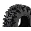 Rc Upgrades Spare For TRX4M For SCX24 1/18 1/24 70 * 27mm Mud For Terrain Rubber Tyres 1.3" Beadlock Wheel Rims Tires Set RC Crawler Car Parts(A-Silver) view 3