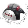 Acivirdde Electric Rock Tumbler Kit - Low Noise Stone Polisher with Auto Shut-Off for DIY Gem Grinding & Science Experiments view 4