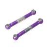 DIQYRS RC Parts Compatible with MJX for Hyper Go 14209 14210 H14BM 1/14 RC Car Upgrade Parts Replacement Accessories Metal Front Steering Rod(Purple) view 1