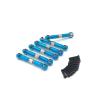 RC Replacement Parts For HSP 18301 18302 18311 18312 18321 18322 1/18 Adjustable Linkages Pull Rod Link RC Car Upgrade Parts(Blue) view 1