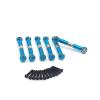 RC Replacement Parts For HSP 18301 18302 18311 18312 18321 18322 1/18 Adjustable Linkages Pull Rod Link RC Car Upgrade Parts(Blue) view 2