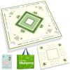 Gedgan Floating Mahjong Table for Pool, 31.5'' Double-Sided EVA Floating Game Table, Waterproof Pale Green Mahjong Table with Cup Holders for Mahjong, Cards, Poker & Dominoes(EVA-Pale Green-2) view 1