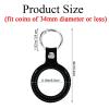 6pcs Leather Coin Holder Keychain Double Side Display Case For Medallion Recovery Chip Challenge(Pink) view 3