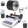 Acivirdde Electric Rock Tumbler Kit with Timer, Professional Gem Polishing Machine, Includes Detachable Grinder and Grits Accessories view 2