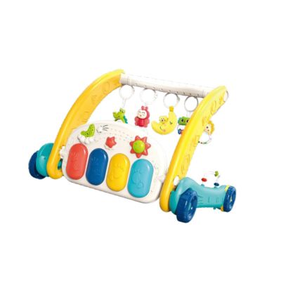 FytStycale Learning Walking Car Early Stand Early Push Walking Toy for Exercise Sitting Playing, Rabbits Green