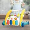 FytStycale Learning Walking Car Early Stand Early Push Walking Toy for Exercise Sitting Playing, Rabbits Green view 2