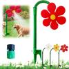 Crazy Daisy Sprinkler, Crazy Daisy Sprinkler Dog, Dancing Flower Water Sprinklers Funny 360 Rotating Sun Flower Dancing Daisy Lawn Sprinkler for Yard Watering Dogs Kids Playing view 1