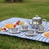 Kids Tea Set,Stainless Steel Teapot, Children TeaSet with Teapot,Teacups,Saucers,Spoons,Metal Tea Sets for Kids Camping Home Gifts view 4