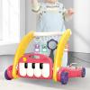 FytStycale Learning Walking Car Early Stand Early Push Walking Toy for Exercise Sitting Playing, red view 2
