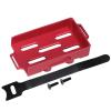 RC Replacement Parts For TRX4M For Bronco For Defender 1/18 CNC Aluminum Tray With Tie Strap RC Crawler Upgrade Parts(Red) view 1
