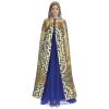 WBQLSL Labyrinth Treasure Map Patterned Hooded Cape, Role-Playing Stage Performance Holiday Party Costume view 2