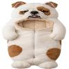 Giant Fluffy Cat Sleeping Bag for Adults - Soft Plush Cat Shaped Sleeping Bag for Human, Cozy & Warm Envelope Style Blanket Animal Shaped Sleep Bags for Home Camping Travel H view 1