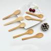 2 wooden spoons with long handles for seasoning, coffee, honey, and wooden spoons view 3