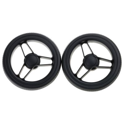Taxinyx Pram Wheel Set Rubber and Metal Stroller Wheels Replacement Front Armrest for Dearest