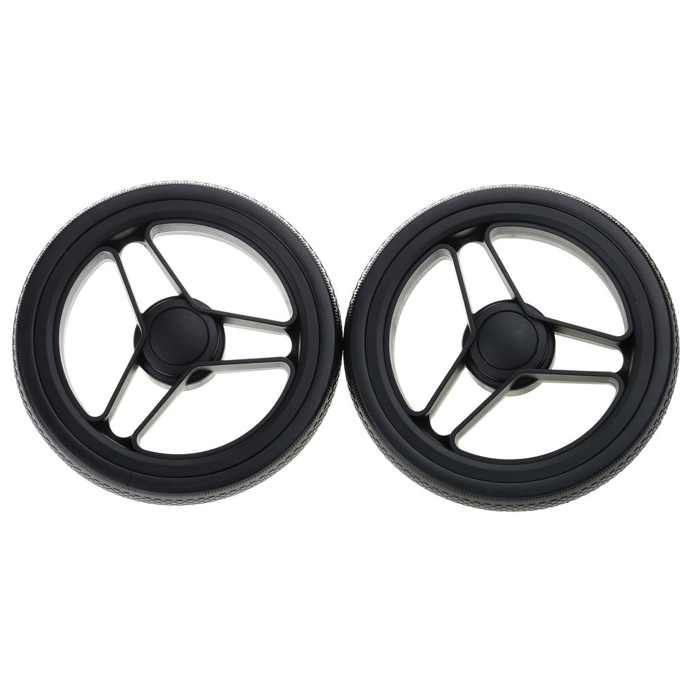 Taxinyx Pram Wheel Set Rubber and Metal Stroller Wheels Replacement Front Armrest for Dearest
