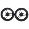 Taxinyx Pram Wheel Set Rubber and Metal Stroller Wheels Replacement Front Armrest for Dearest view 1
