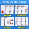 AC Circuit Characteristics Demonstrator, Physics Electricity Experiment Kit for Inductor & Capacitor Effects on Alternating Current, Visual Lab Teaching Aid for School & STEM Education view 2