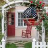 250 Years Anniversary Eagle Wind Spinner for Garden Yard 3D Stainless Steel Hanging Wind Spinners, Patriotic Star Stripe Flag Spinners Outdoor Metal Decor for Lawn Patio Home view 2