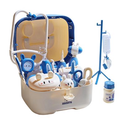 Genrico Medical Role - Hospital Set with Durable Lights and Sounds, Interactive Medical Role, Creative Imagination Development, Fun Accessory | Kids Girls Home School