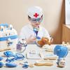 Genrico Medical Role - Hospital Set with Durable Lights and Sounds, Interactive Medical Role, Creative Imagination Development, Fun Accessory | Kids Girls Home School view 2