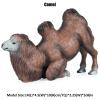 JOKFEICE Camel Figurine Realistic Desert Animal Collectible Model, Nature Decor for Home Office Desk Display Photography Prop Wildlife Enthusiast Gift (Brown) view 2